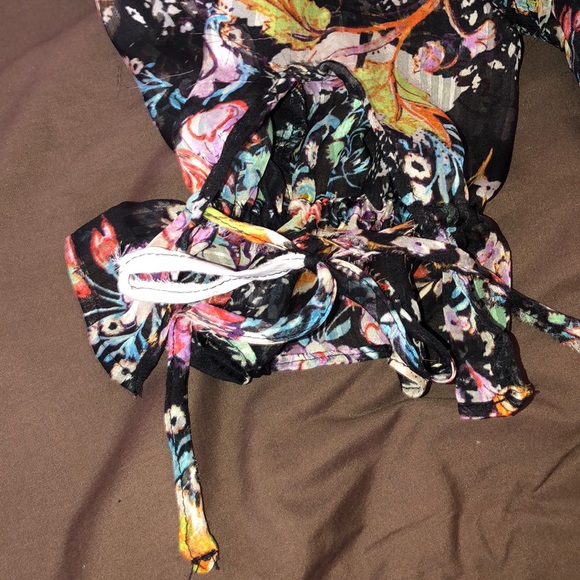 NWT Free People Floral Blouse - Picture 5 of 8